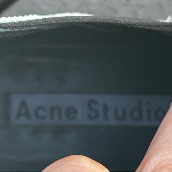 Acne studios Jensen white leather Chelsea boot - Picture 10 of 10